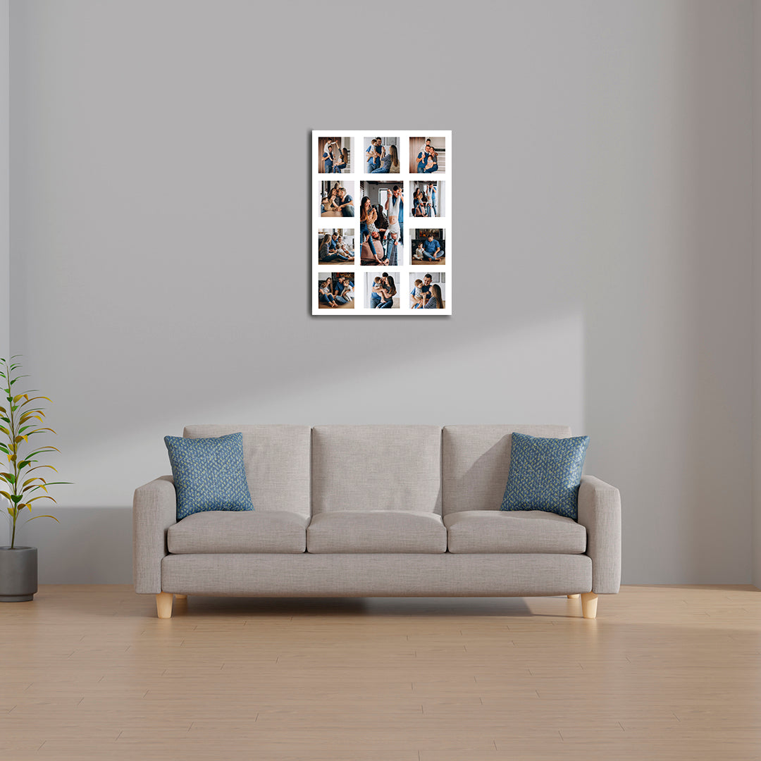 Cuadro Personalizado 30x40 cm con 11 Fotos