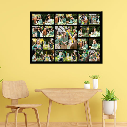 Cuadro Personalizado 70x50 cm con 21 Fotos