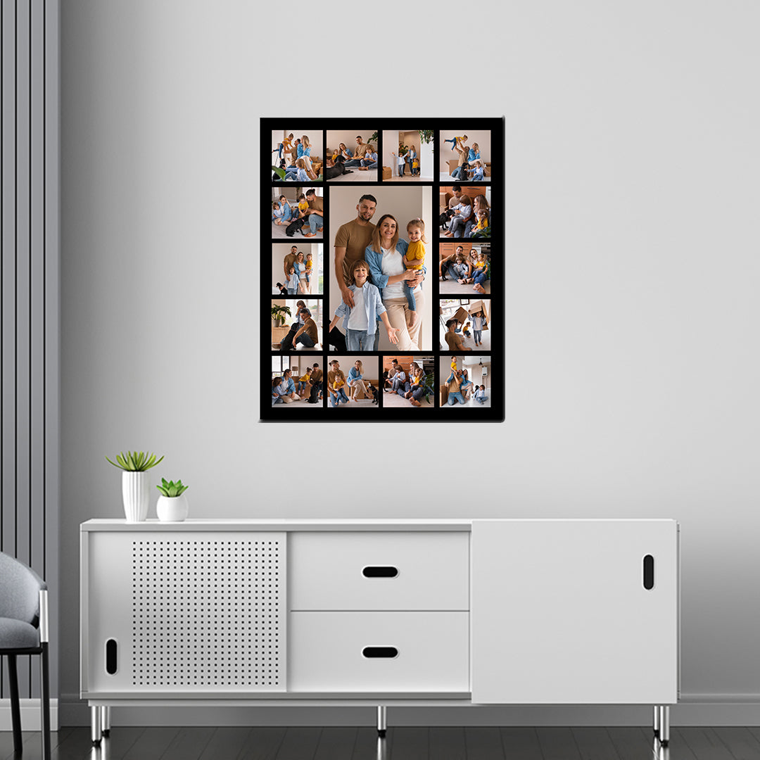 Cuadro Personalizado 40x50 cm con 15 Fotos