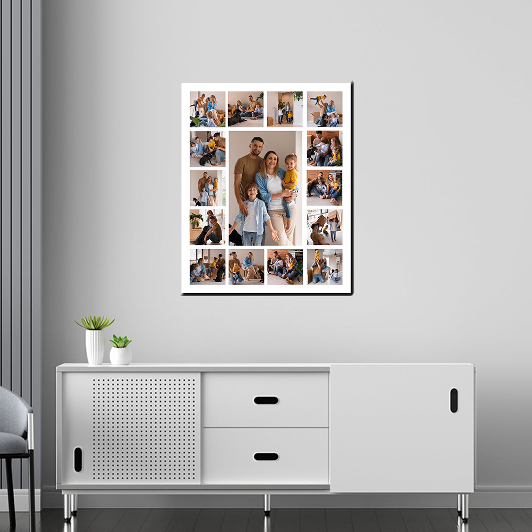 Cuadro Personalizado 40x50 cm con 15 Fotos