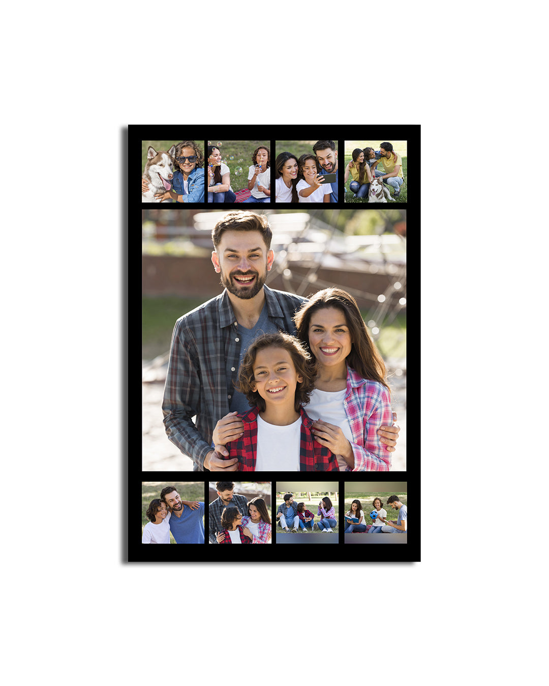 Cuadro Personalizado 40x60 cm Vertical con 9 Fotos