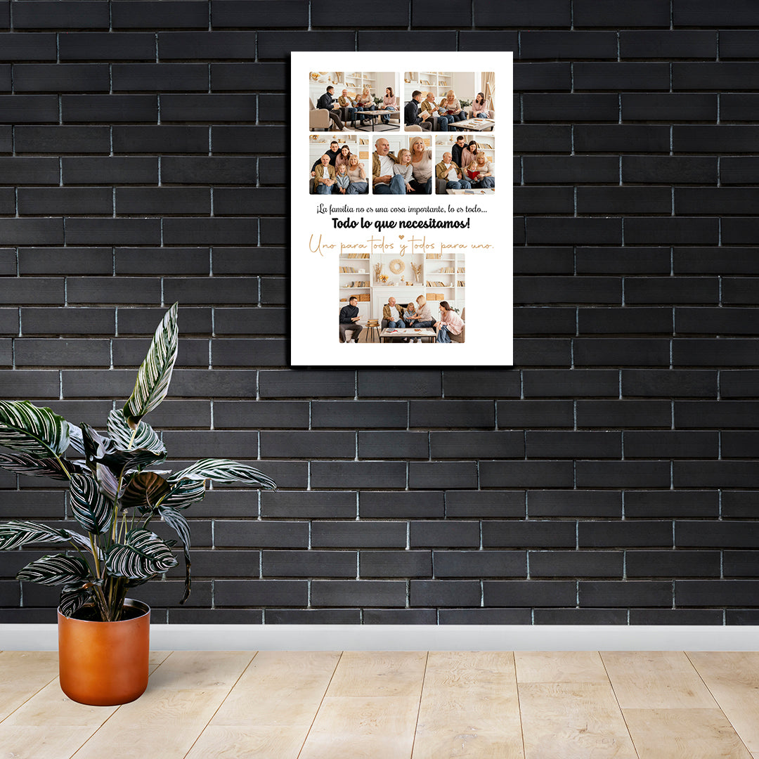 Cuadro Personalizado Familiar (Envío gratis y pago contra entrega)