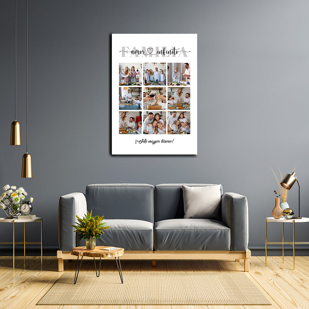 Cuadro Personalizado Familiar (Envío gratis y pago contra entrega)