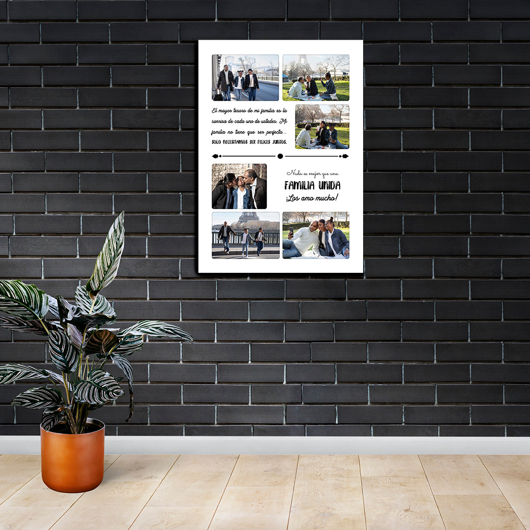 Cuadro Personalizado Familiar (Envío gratis y pago contra entrega)