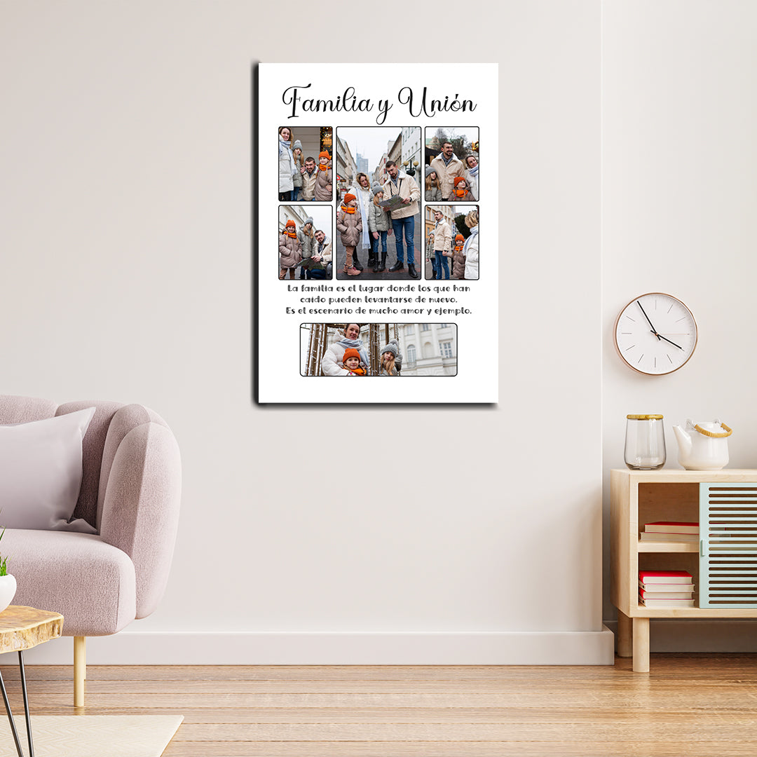 Cuadro Personalizado Familiar (Envío gratis y pago contra entrega)