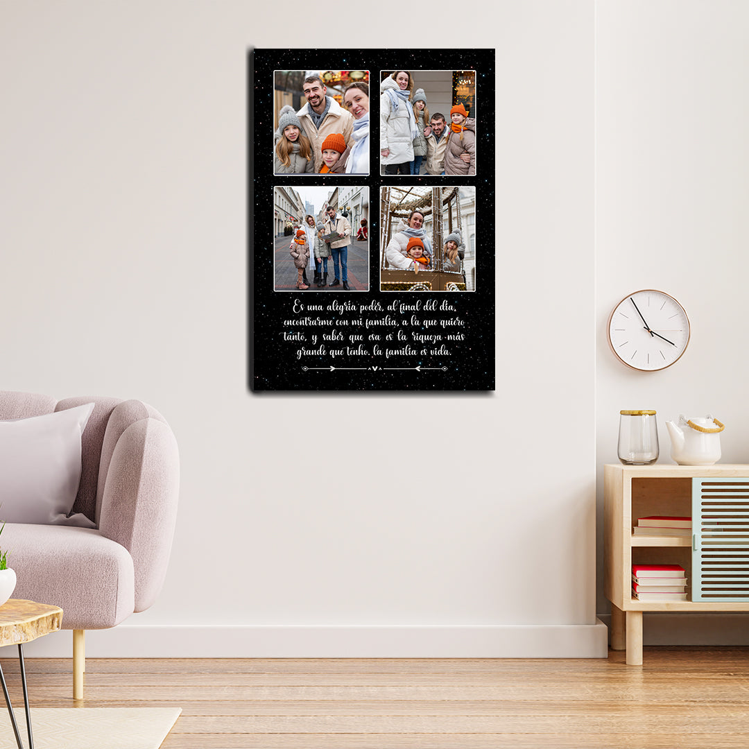 Cuadro Personalizado Familiar (Envío gratis y pago contra entrega)