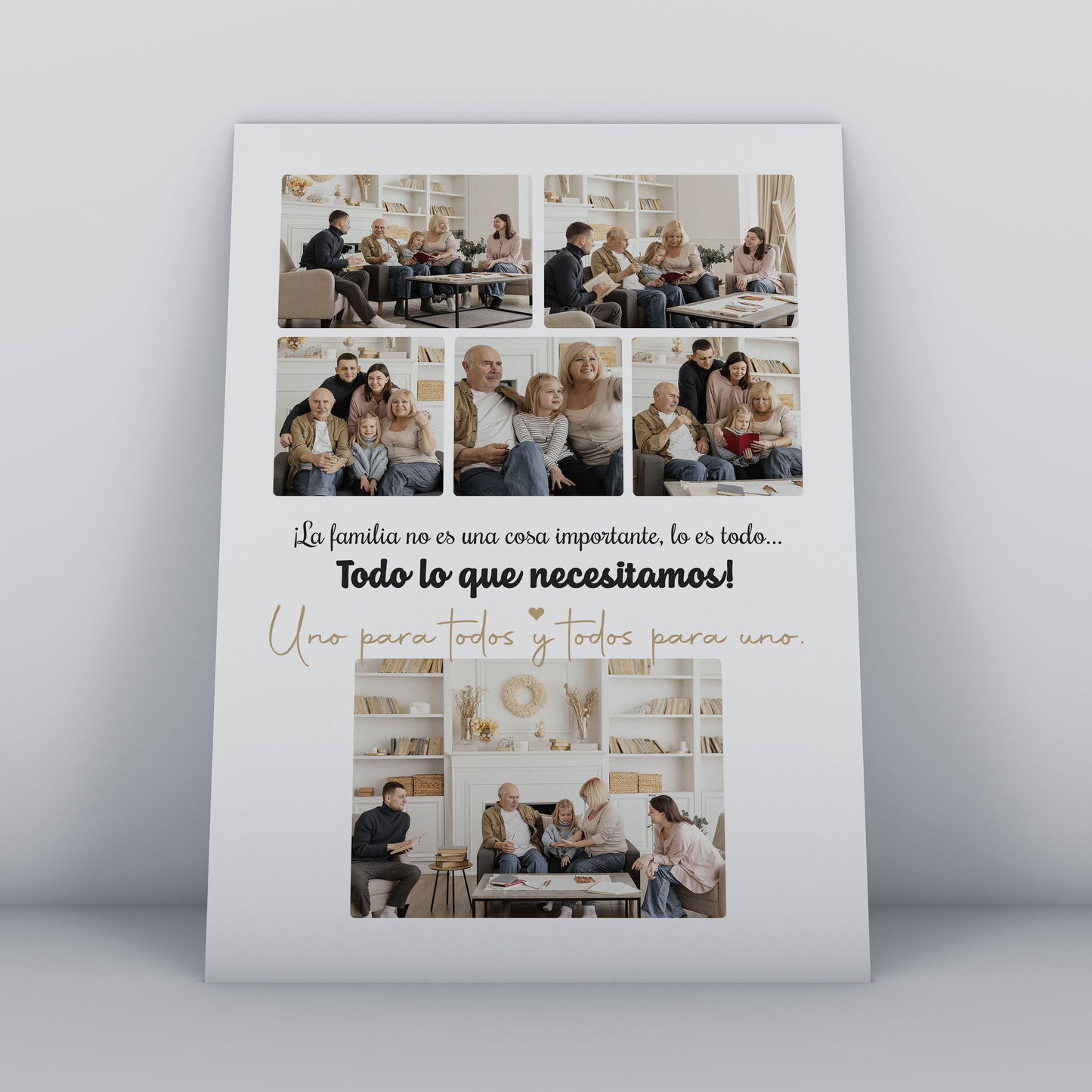 Cuadro Personalizado Familiar (Envío gratis y pago contra entrega)