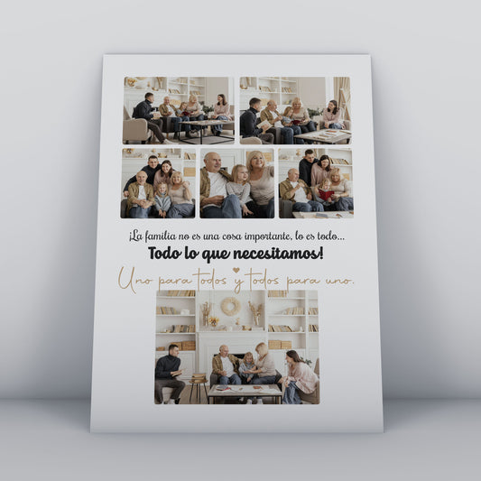 Cuadro Personalizado Familiar (EnvĂo gratis y pago contra entrega)
