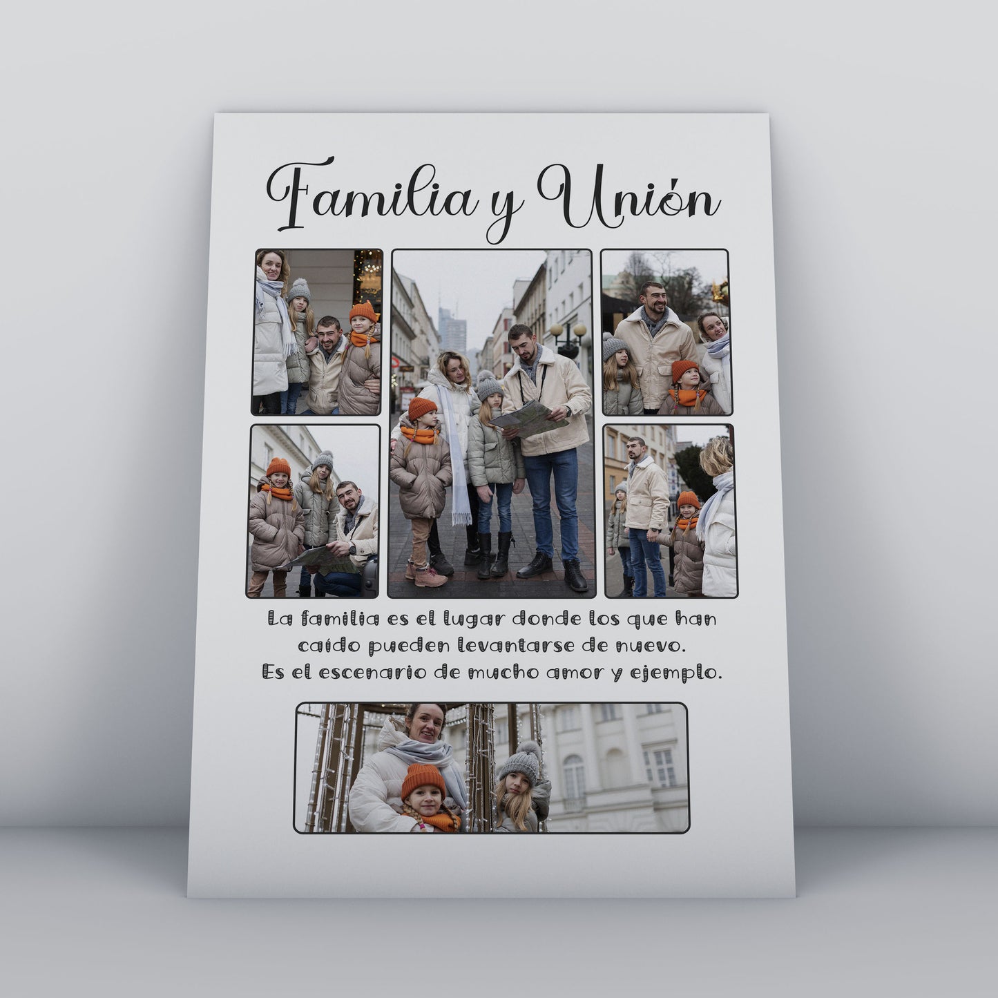 Cuadro Personalizado Familiar (Envío gratis y pago contra entrega)