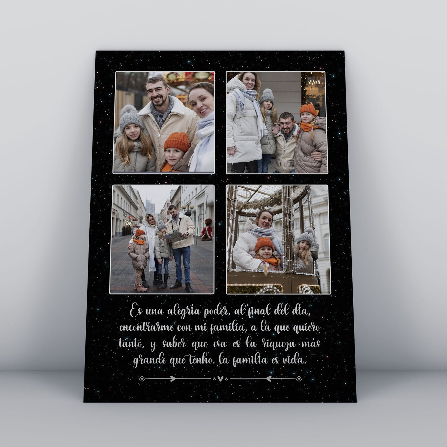 Cuadro Personalizado Familiar (Envío gratis y pago contra entrega)