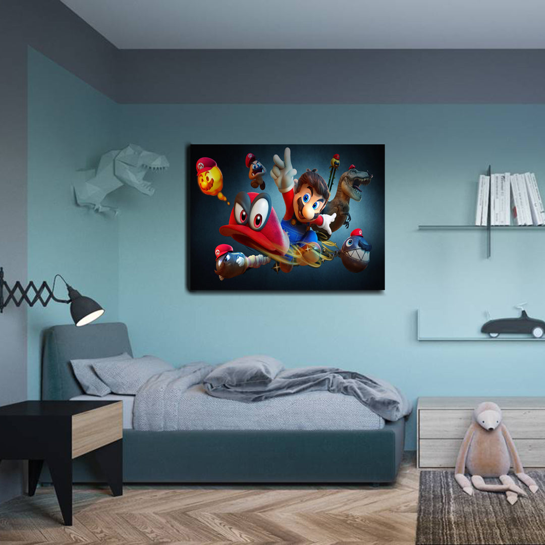 Cuadro de Mario Bros  (Envío gratis y pago contra entrega)