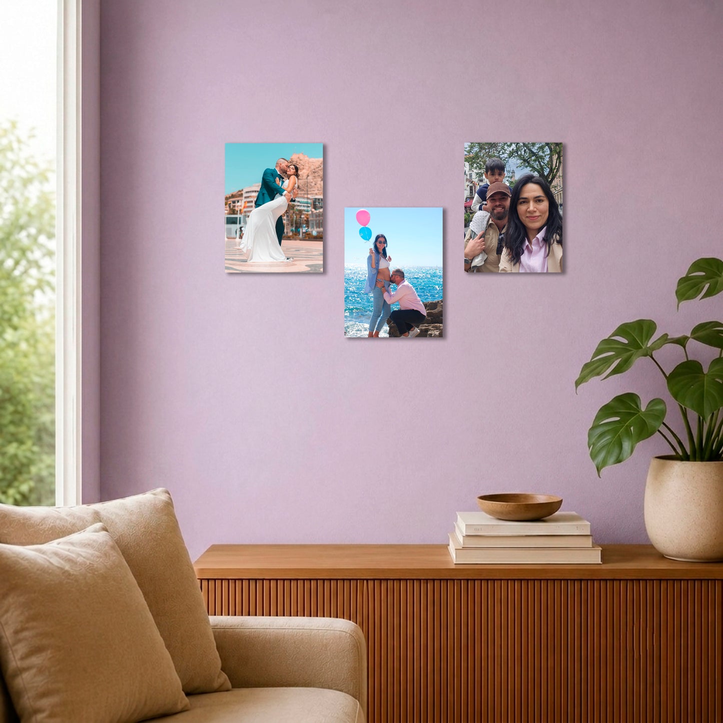 Combo 3 Cuadros Personalizados con Fotos | 15x20 cm