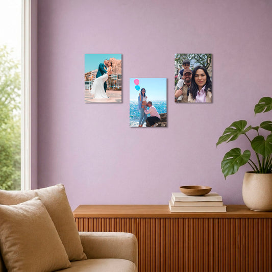 Combo 3 Cuadros Personalizado para con Fotos | 15x20 cm