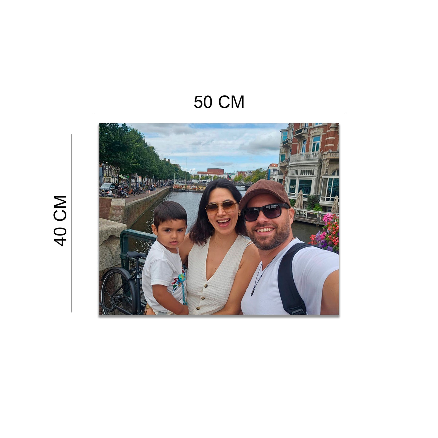 Cuadro Personalizado con 1 Foto | 50x40 cm