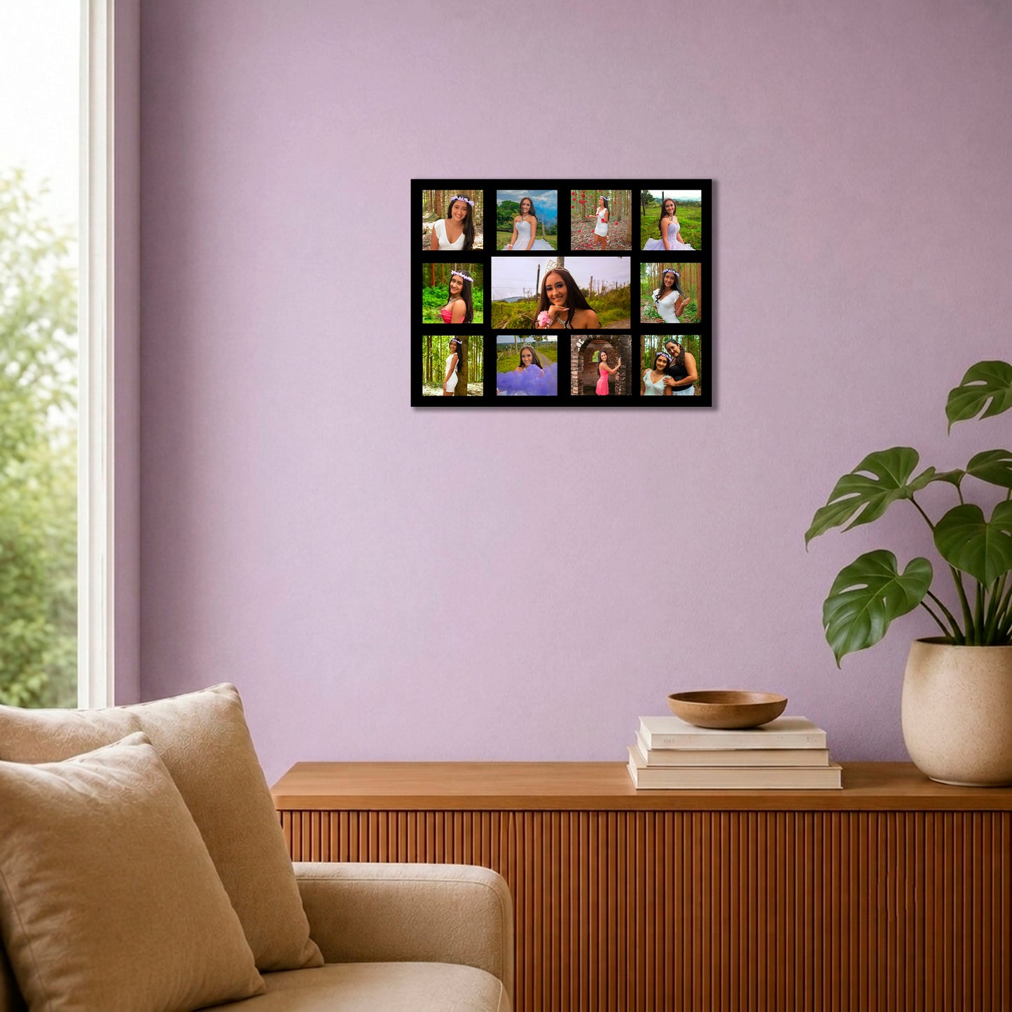 Cuadro Personalizado con 11 Fotos | 40x30 cm