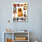 Cuadro Personalizado para Mascotas con 15 Fotos | 50x40 cm