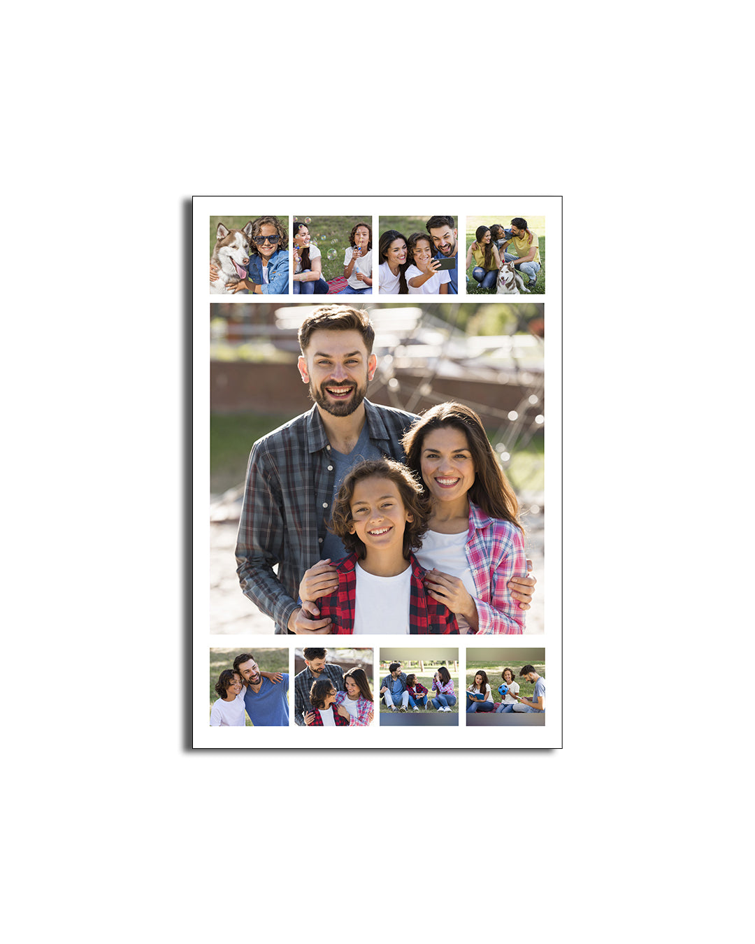 Cuadro Personalizado 40x60 cm Vertical con 9 Fotos