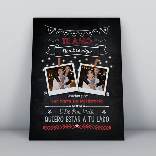 Cuadro Personalizado Pareja (Envío gratis y pago contra entrega)